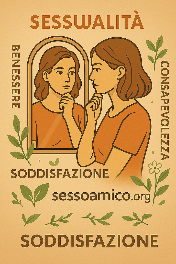 Sessualità e benessere giovane donna